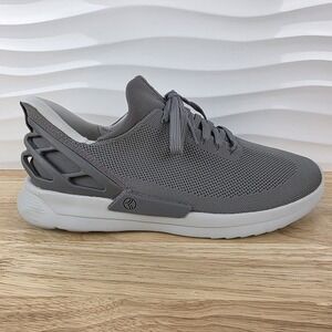Kizik Cairo Sneakers Mens Size 10.5 Wide Gray Slip-On Hands Free Comfort Shoes
